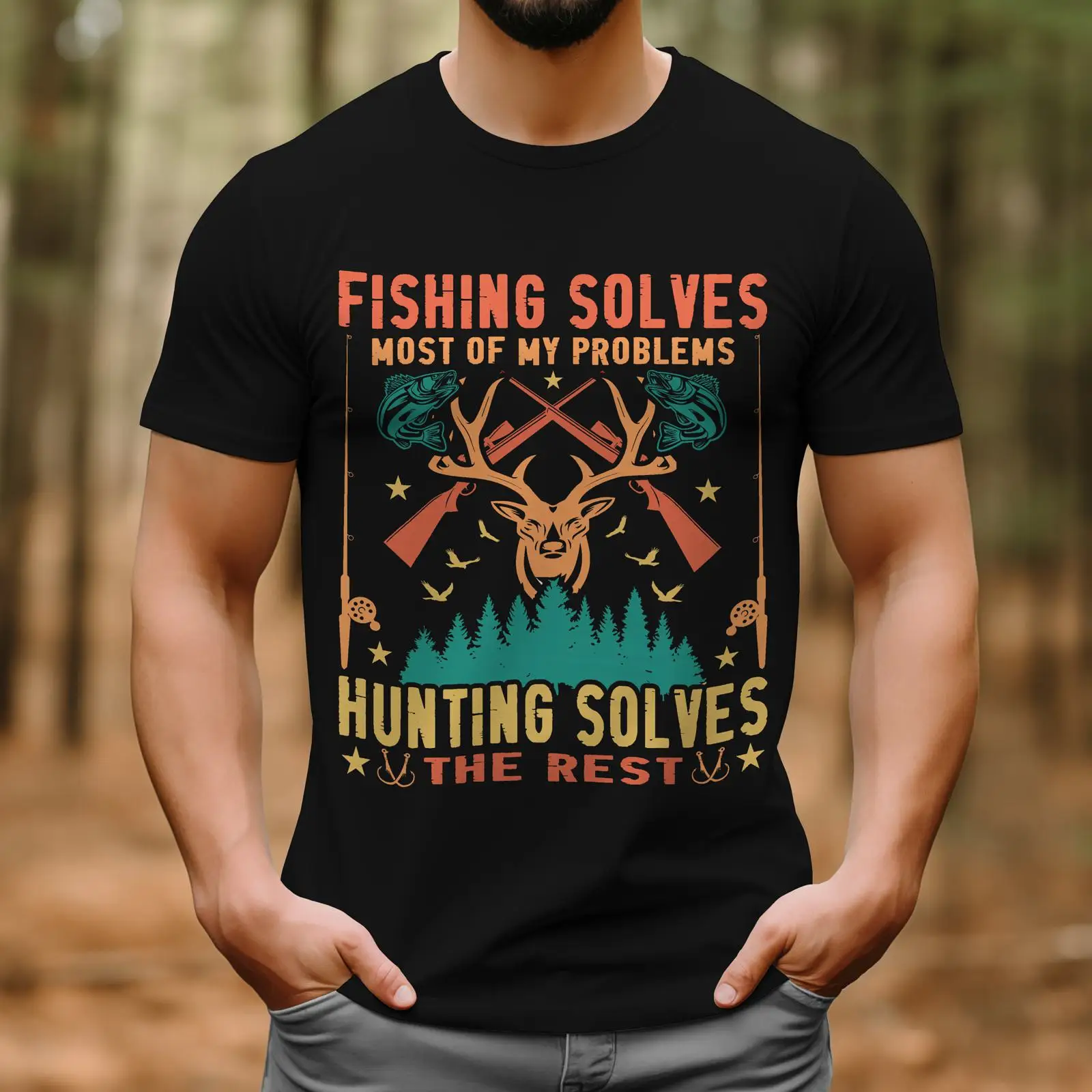 Outdoor Hunting Quotes - Balıkçılık Avcılık Komik Söz Tişörtü Erkekler