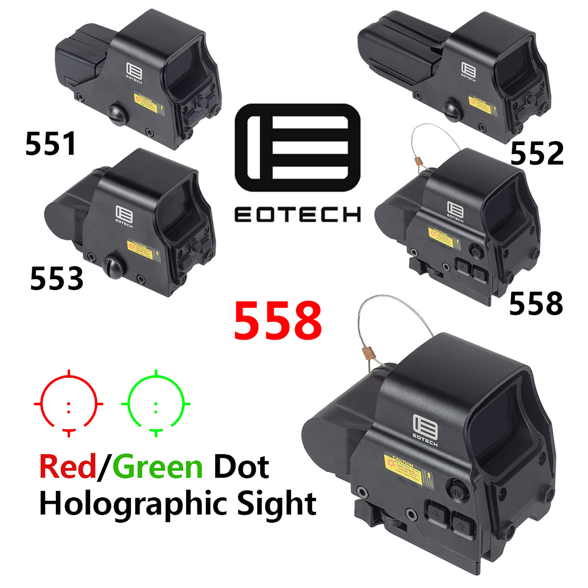 Outdoor Hunting Range - Eotech 551 552 553 558 Holografik
