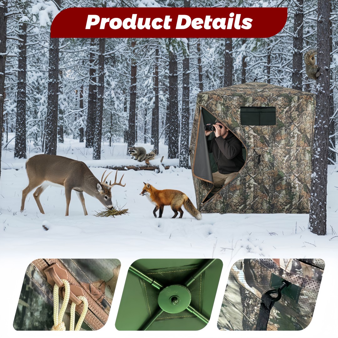 Hunting & Outdoor Supplies Photos - Kamuflajlı Açılır Avcılık Sığınağı Kolay Kurulumlu