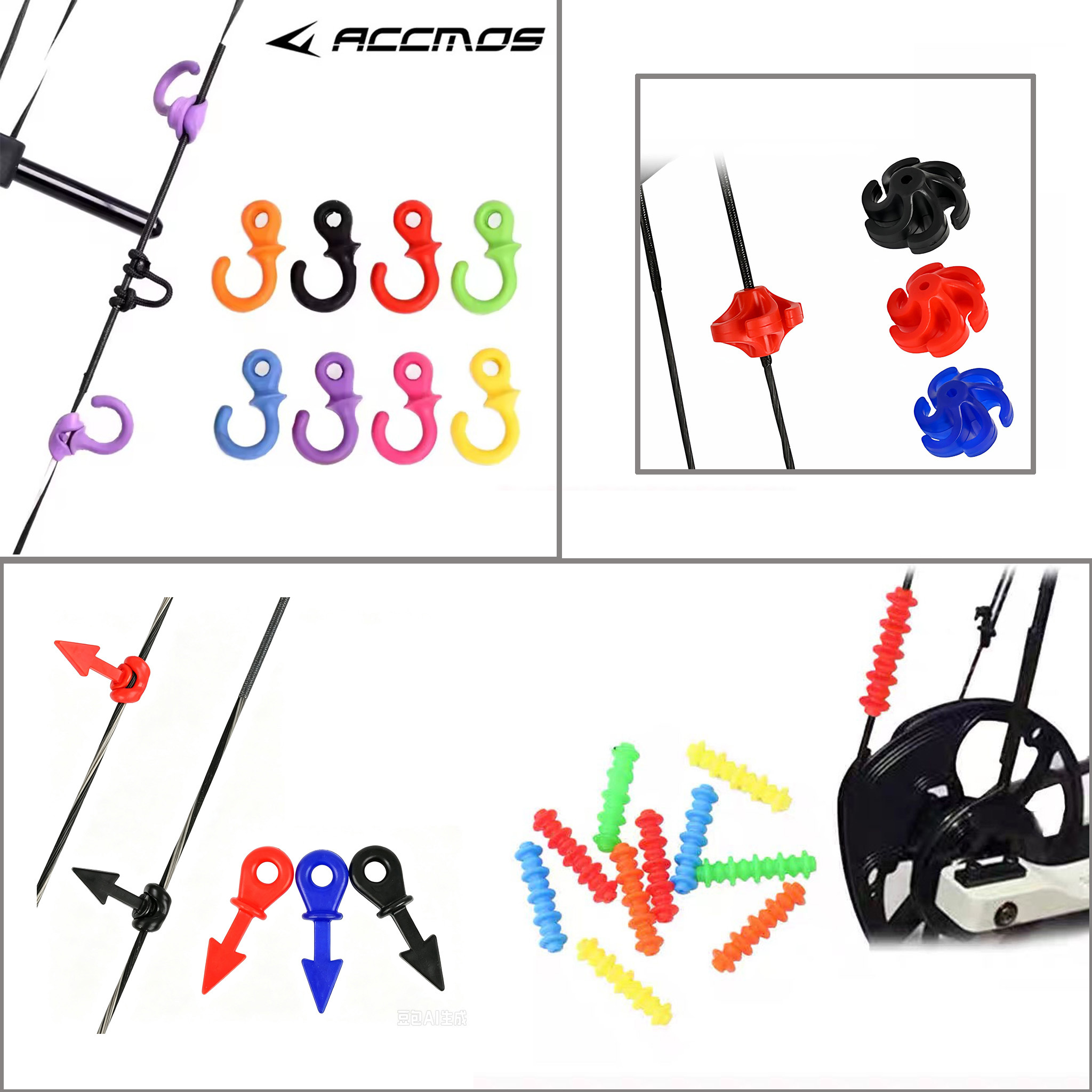 Bow Stringer Tool - 2'li/4'lü Set, Kompozit Yay Dizeleri için