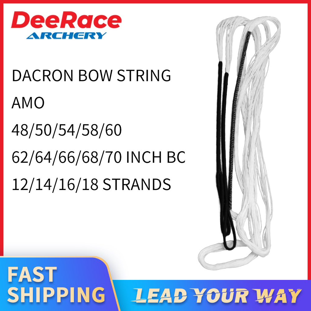 Bow Stringer Tool - DeeRace Beyaz Dacron Malzemeden Yapılmış Yay