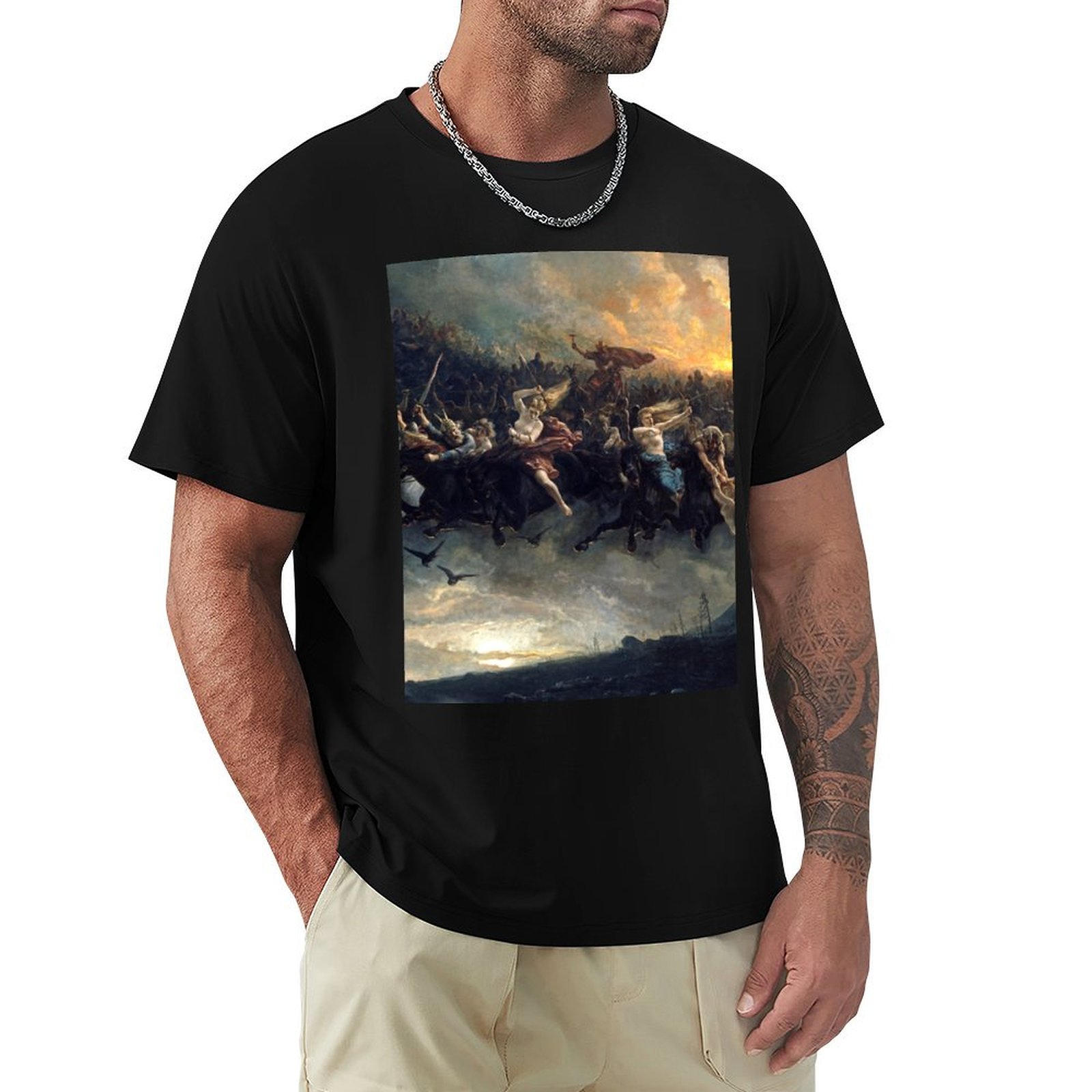 Wildman Hunting & Outdoor Robertson Photos - Odin'in Vahşi Avı (1872), Peter Nicolai