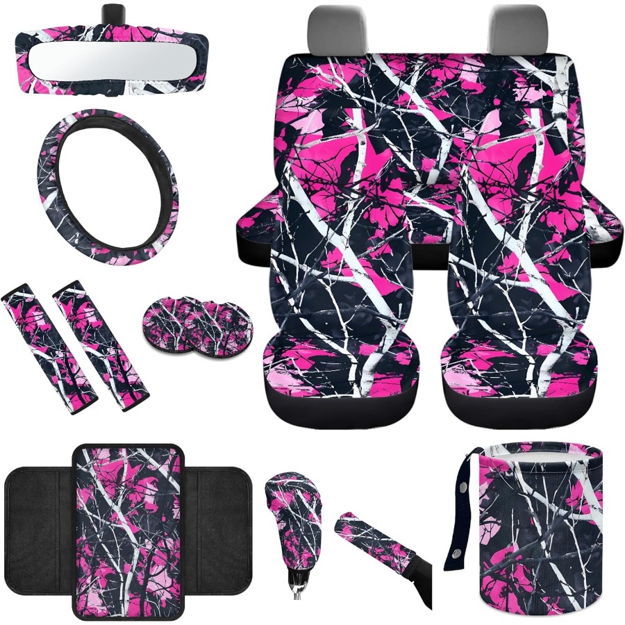 Hunting & Outdoor Supplies Photos - Pembe Ahşap Araba Koltuk Kılıfları Tam