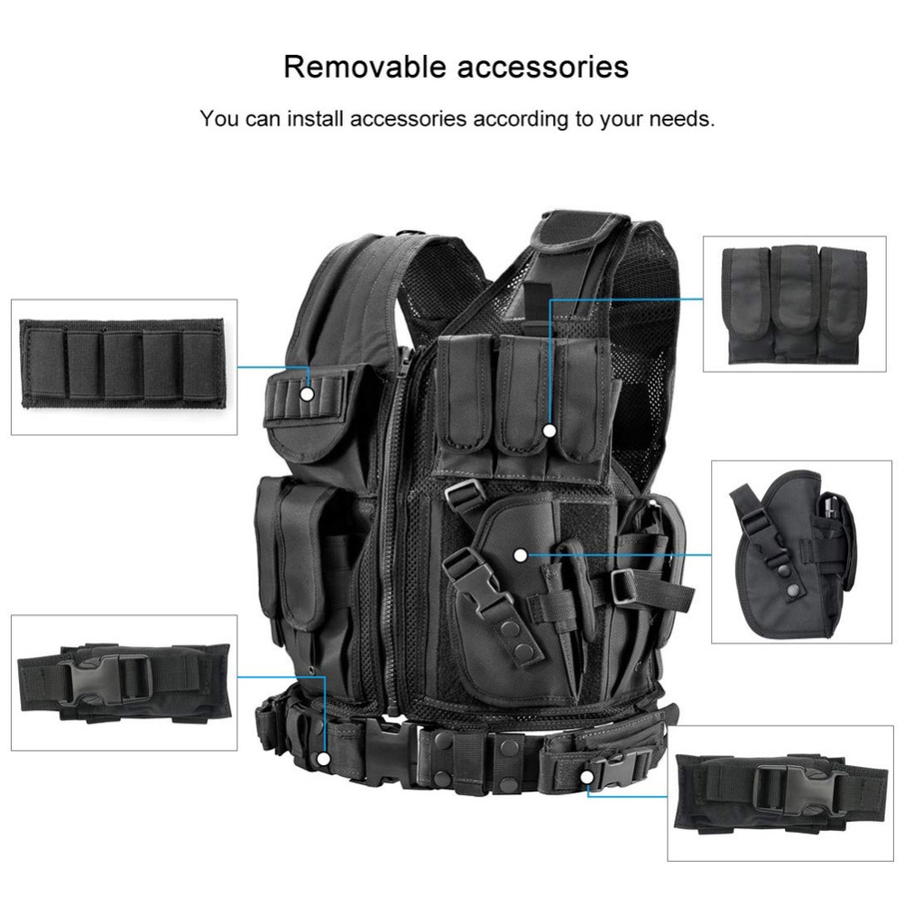 Ayarlanabilir Molle Taktik Yel - Outdoor Hunting Vest incelemesi ve fiyatı