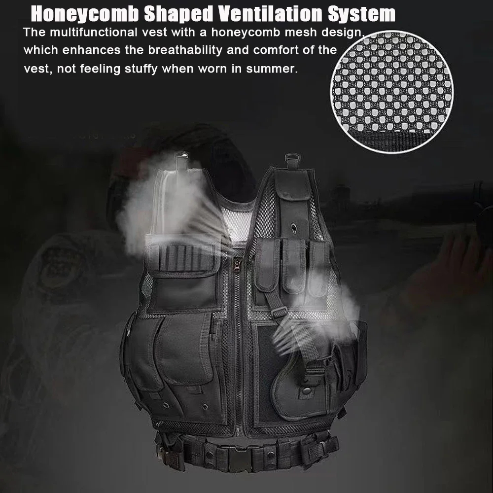 Ayarlanabilir Molle Taktik Yel - Outdoor Hunting Vest incelemesi ve fiyatı