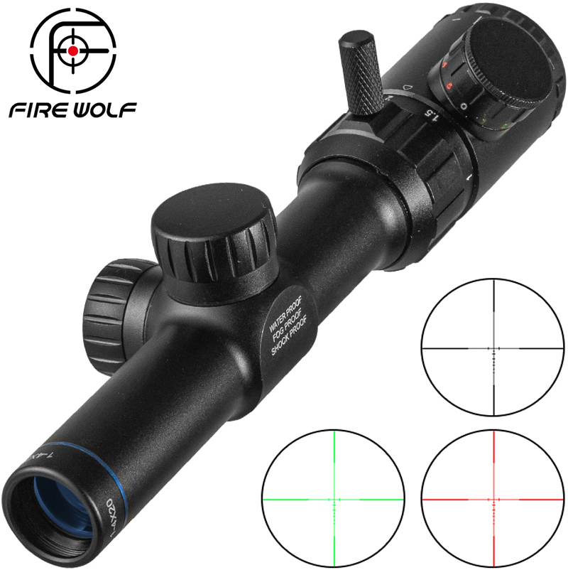 Yangın kurt 1-4x20 tüfek kapsa - Outdoor Hunting Lab incelemesi ve fiyatı