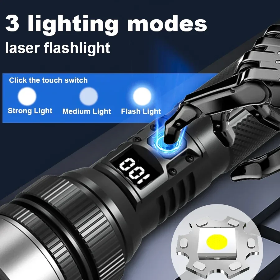 Ultra Parlak Şarj Edilebilir E - Tactical Flashlight Rechargeable incelemesi ve fiyatı