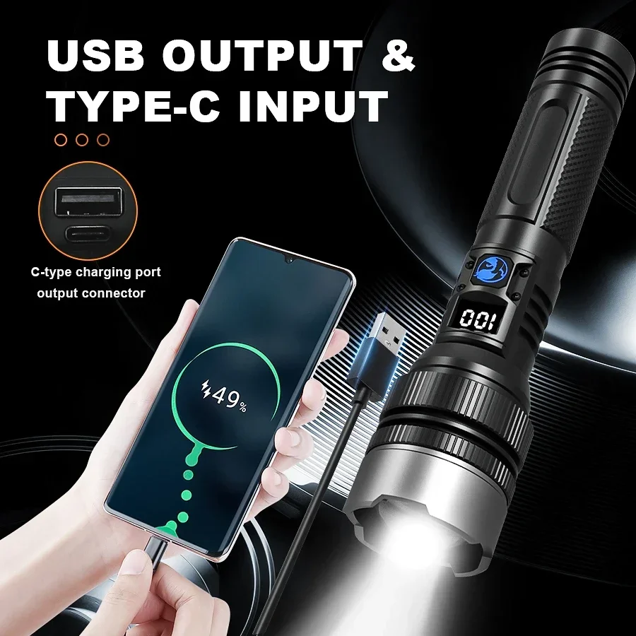 Ultra Parlak Şarj Edilebilir E - Tactical Flashlight Rechargeable incelemesi ve fiyatı