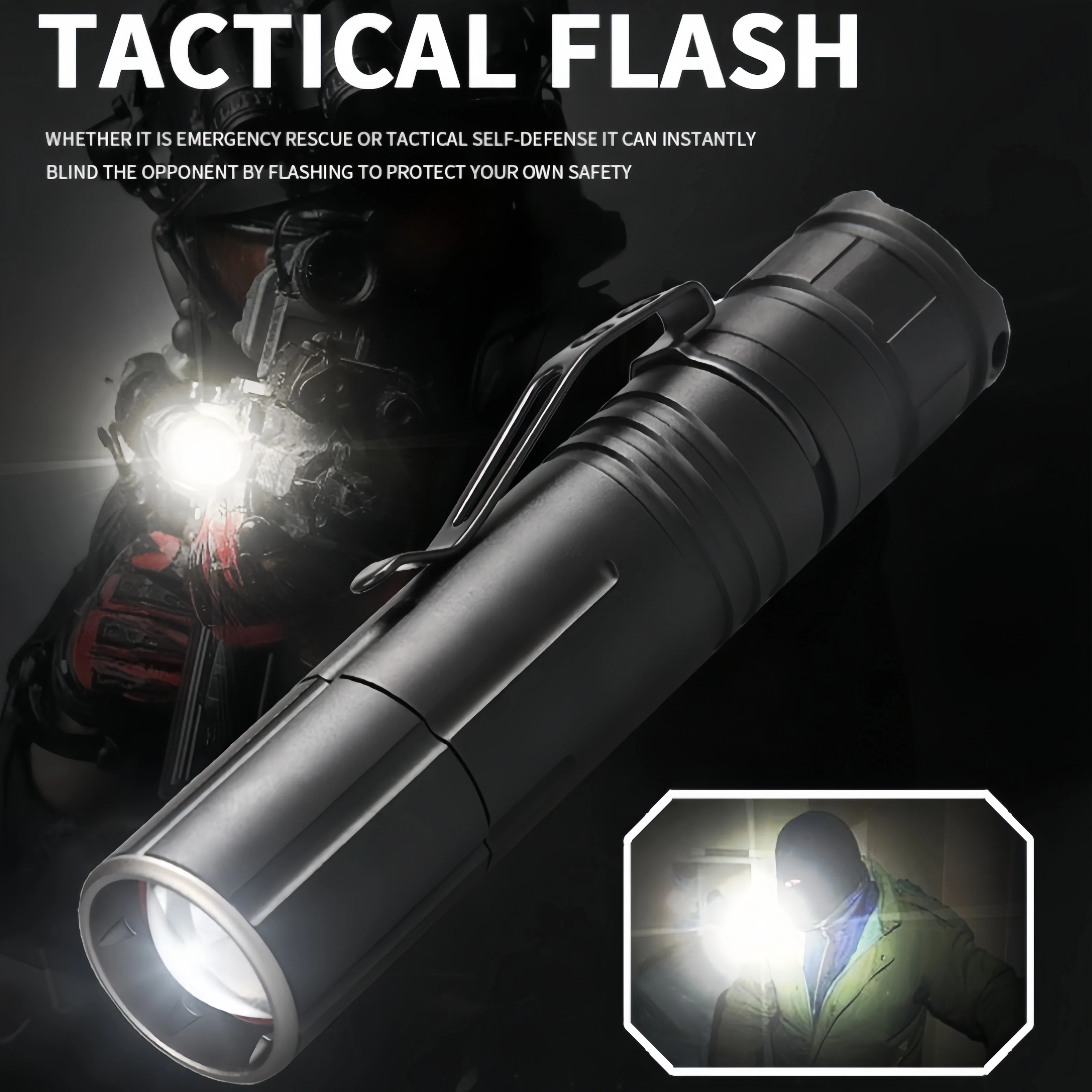 JIASHUAIXIN Yeni XHP50 Zoom Ti - Tactical Flashlight Rechargeable incelemesi ve fiyatı