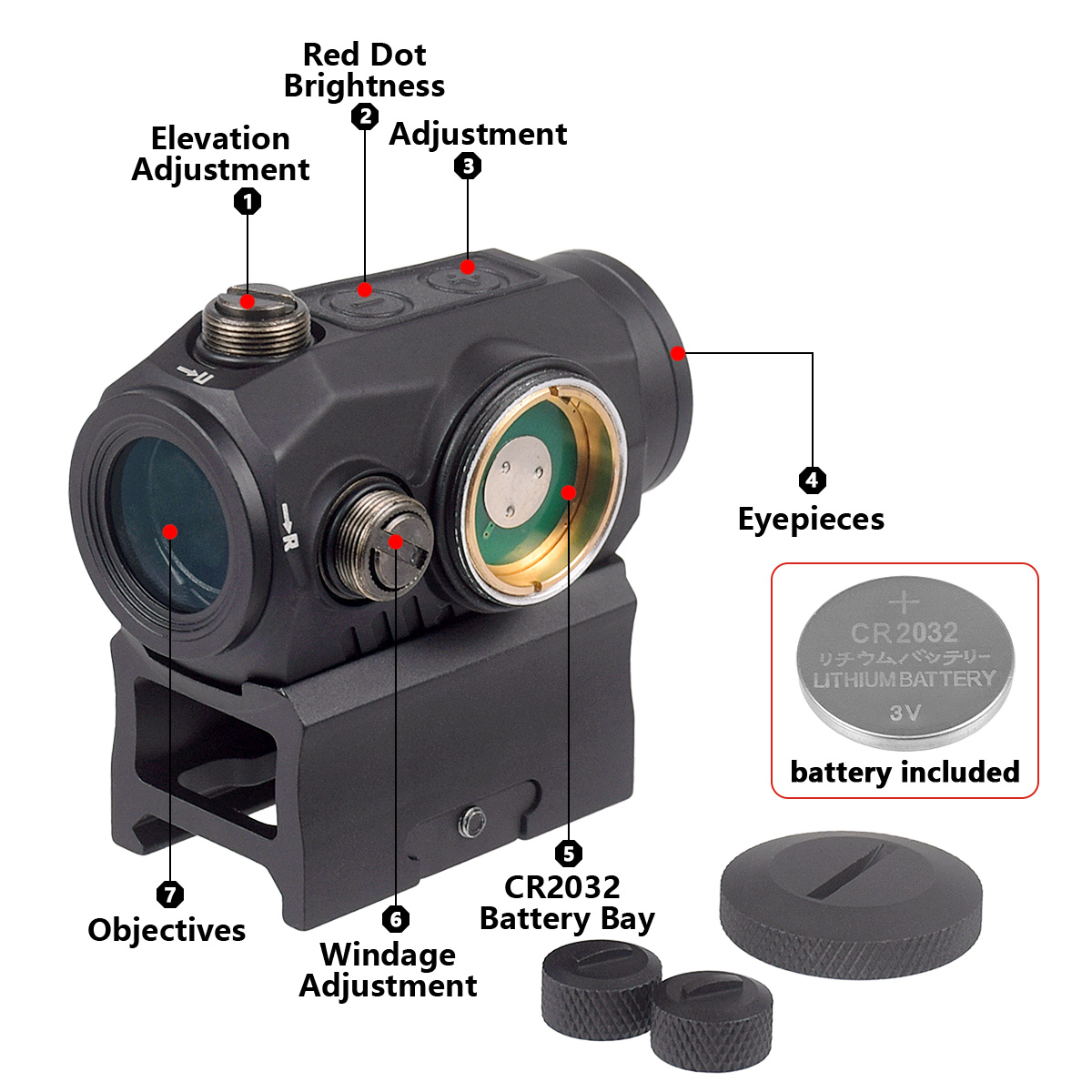 Taktik ROMEO5 1x20mm Kırmızı N - Outdoor Hunting Range incelemesi ve fiyatı