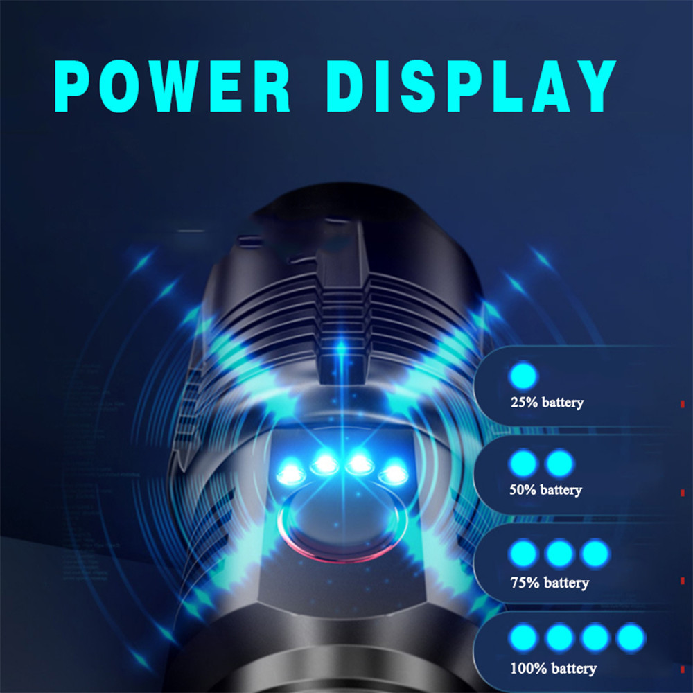 En güçlü uzun menzilli LED el  - Tactical Flashlight Rechargeable incelemesi ve fiyatı