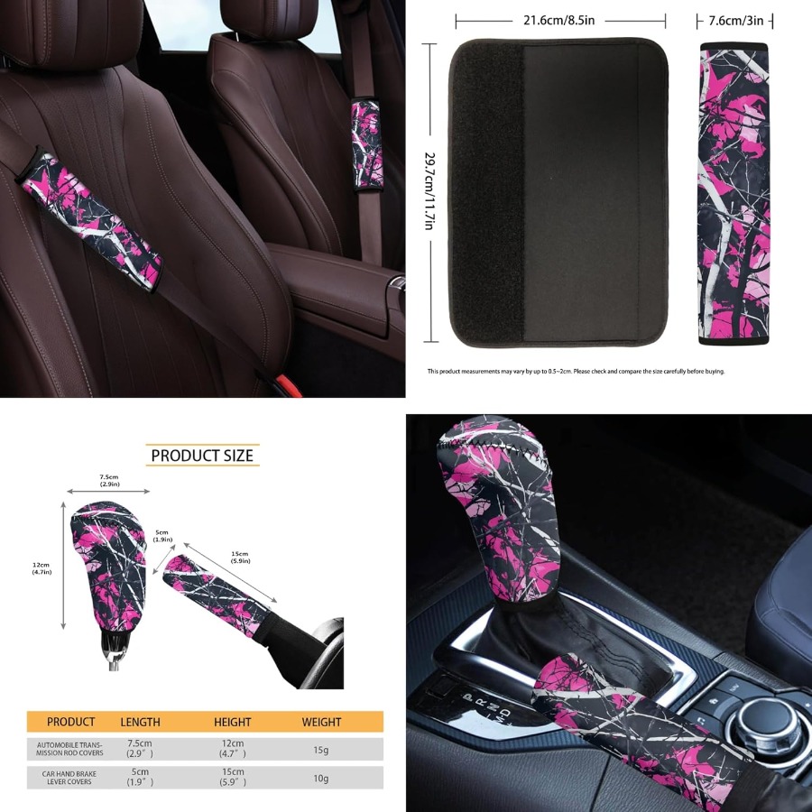 Pembe Ahşap Araba Koltuk Kılıf - Hunting & Outdoor Supplies Photos incelemesi ve fiyatı